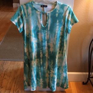 Vision A-line Tie Dye Dress or Beach Cover Up